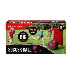 Wicked Big Sports Soccer Ball, 18″, Multi-Color