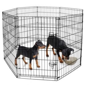 Vibrant Life, 36″H Indoor & Outdoor Pet Exercise Play Pen