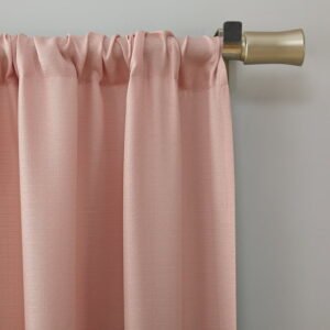 Mainstays Textured Solid Curtain Single Panel